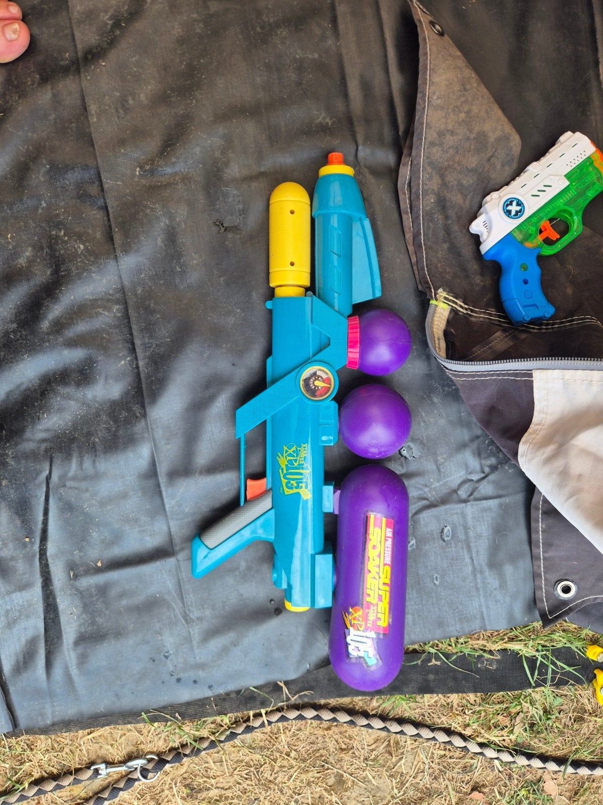 Vintage Super Soaker XP 105 waterpistool van Larami, Ophalen of Verzenden, Gebruikt, Jongen of Meisje