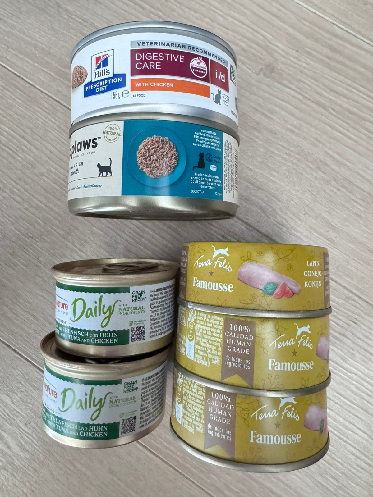 Premium natvoer kattenpakket - 7 blikjes, Dieren en Toebehoren, Ophalen of Verzenden, Kat