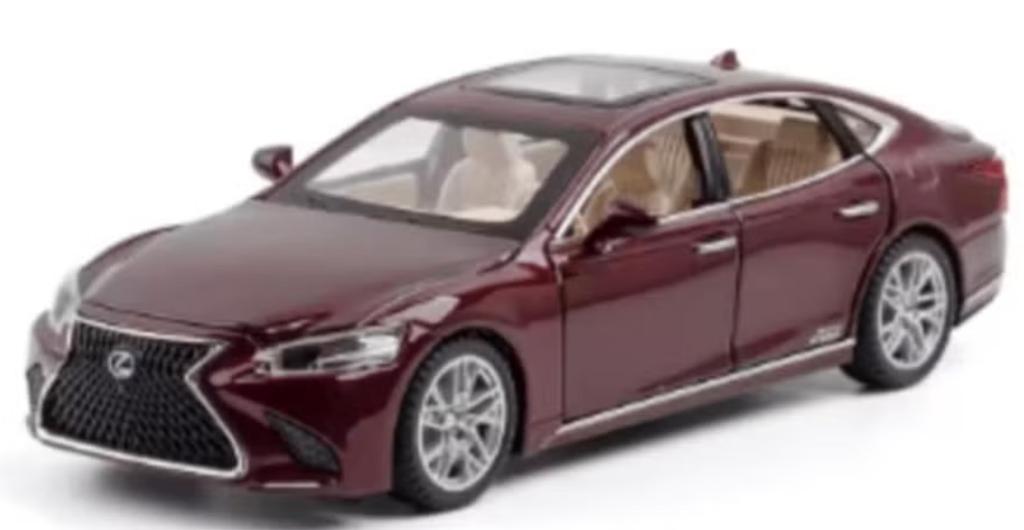 DieCast model metaal LEXUS LS500H (1:32) - Bruin