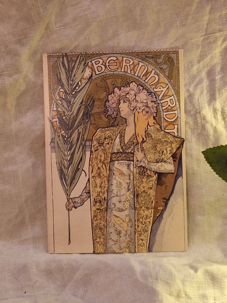 Ansichtkaart. "Mucha- Sarah Bernhardt"., Verzenden, Nieuw, Papier/karton