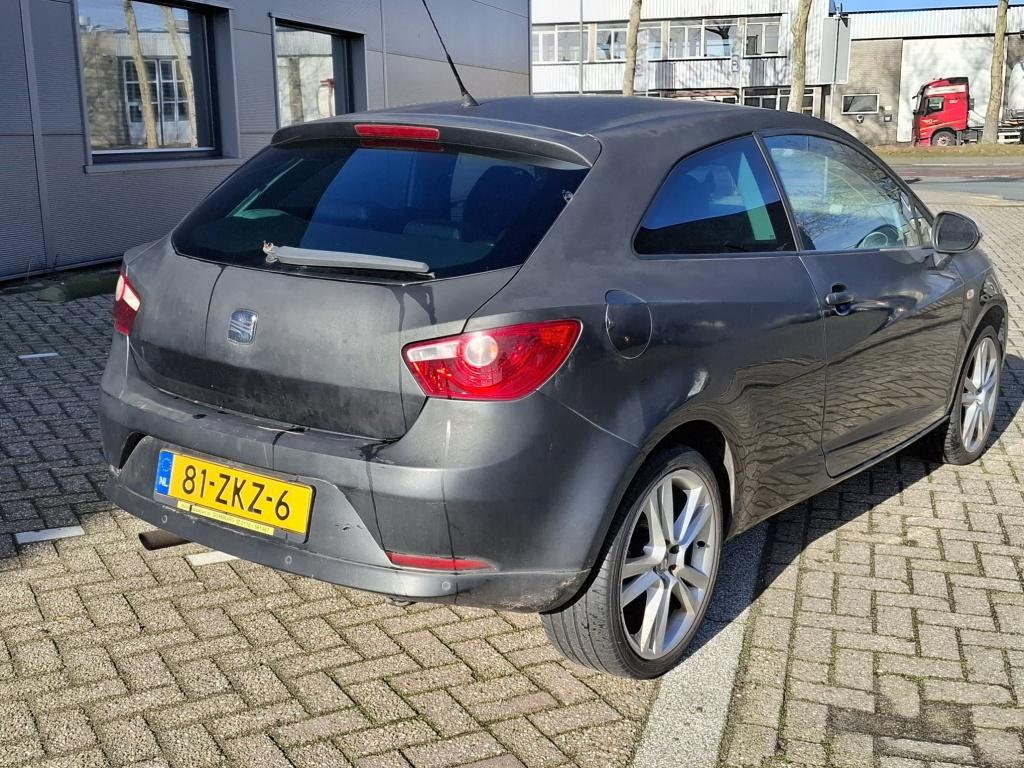 SEAT Ibiza SC 1.6 Sport 3-Drs Airco/Leer Nieuwe APK, Voorwielaandrijving, 990 kg, Ibiza, Leder