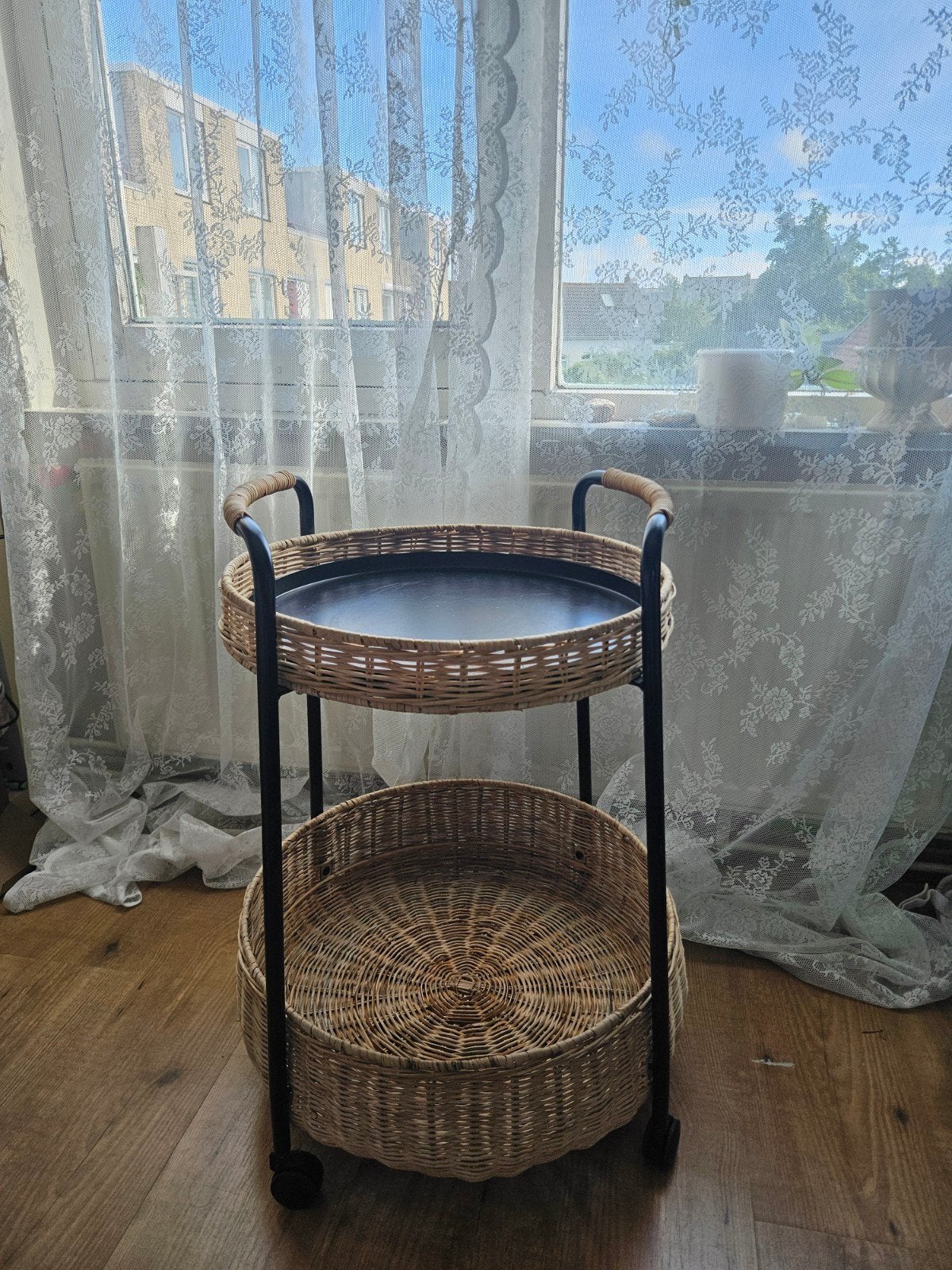 Roltafel ikea, Overige materialen, Minder dan 55 cm, Rond, Zo goed als nieuw