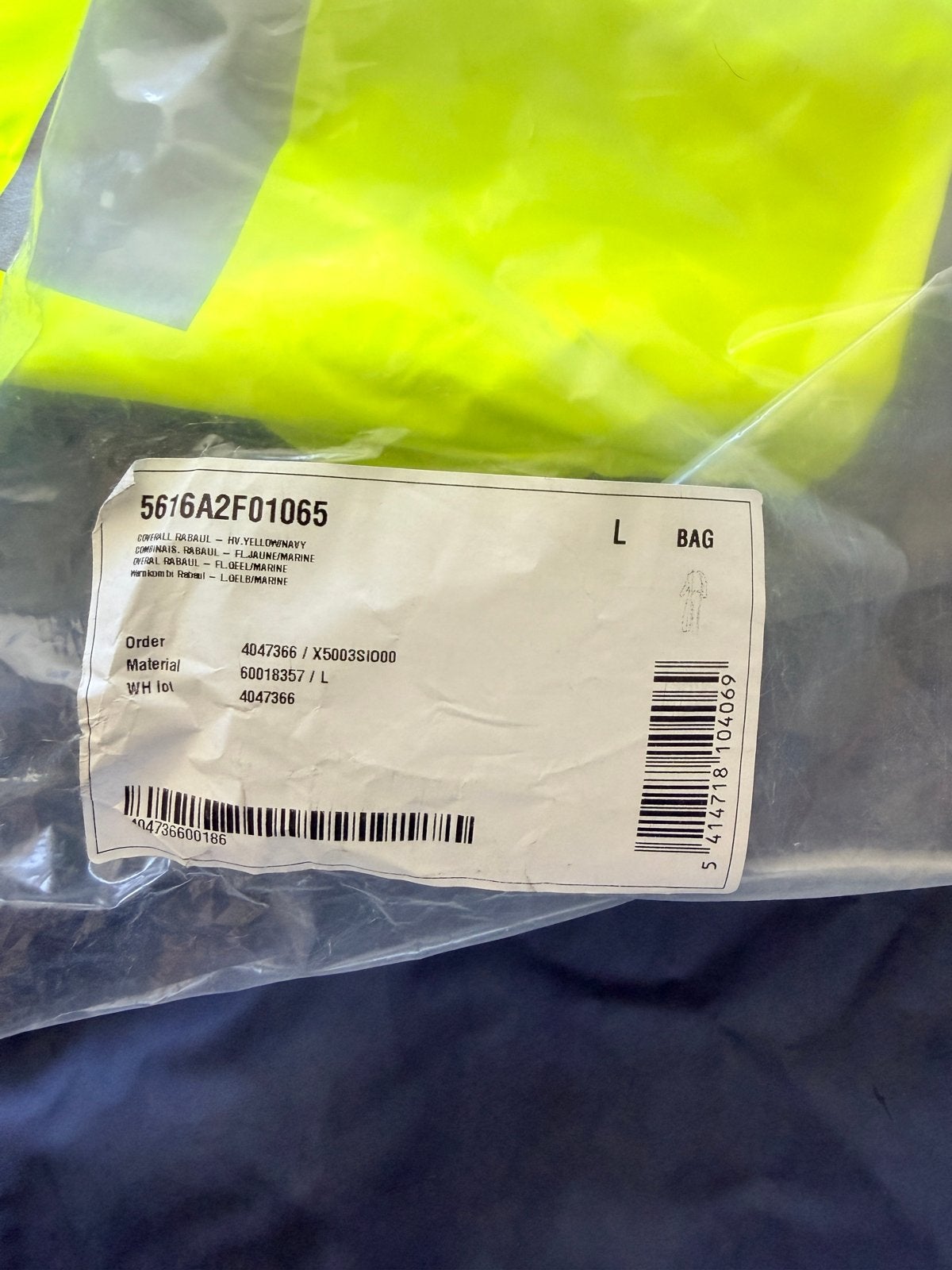 Nieuw Sioen Flexothane Classic Veiligheidspak Maat L, Verzenden, Nieuw