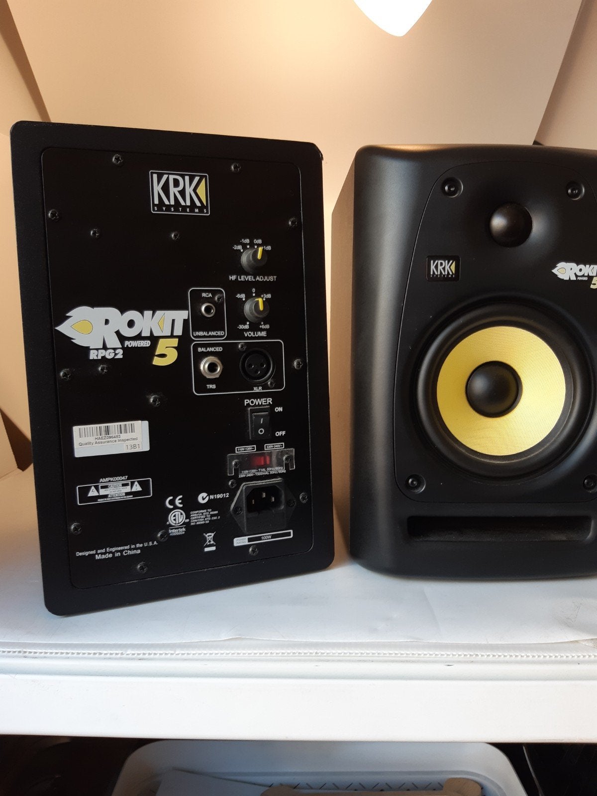 KRK Rokit 5 RPG2 Studiomonitor - Zwart, Studiomonitor, KRK Systems, Ophalen of Verzenden, Zo goed als nieuw