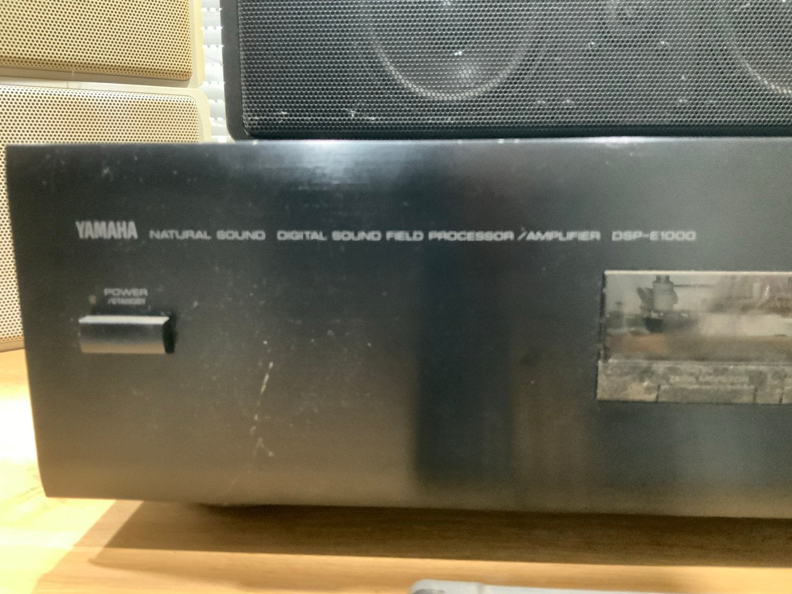 Yamaha DSP-E1000 Versterker met afstandsbediening + speakers, Ophalen, Gebruikt, Yamaha, 120 watt of meer