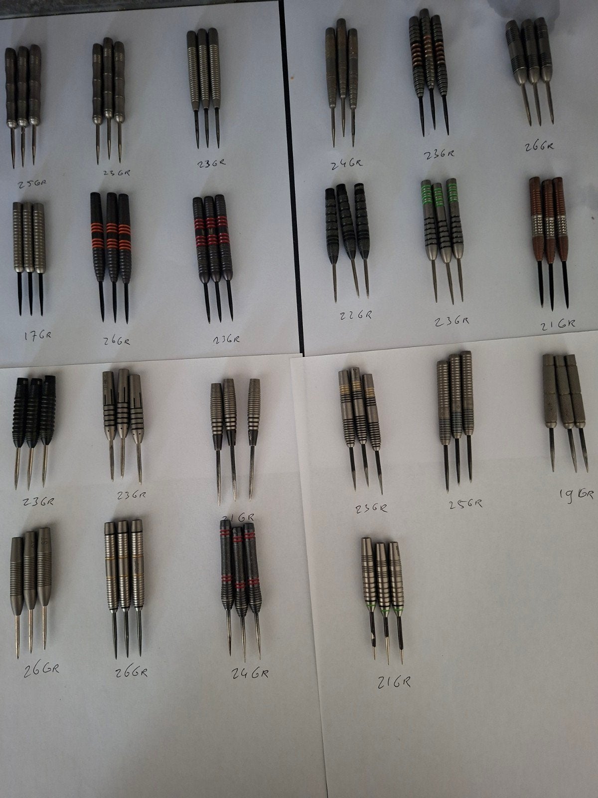 22 setjes darts, Ophalen of Verzenden, Pijlen