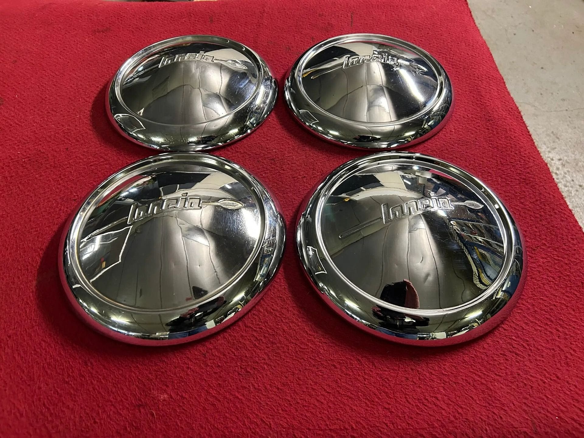 Lancia Appia set wieldoppen, Gebruikt, -, -, Ophalen of Verzenden