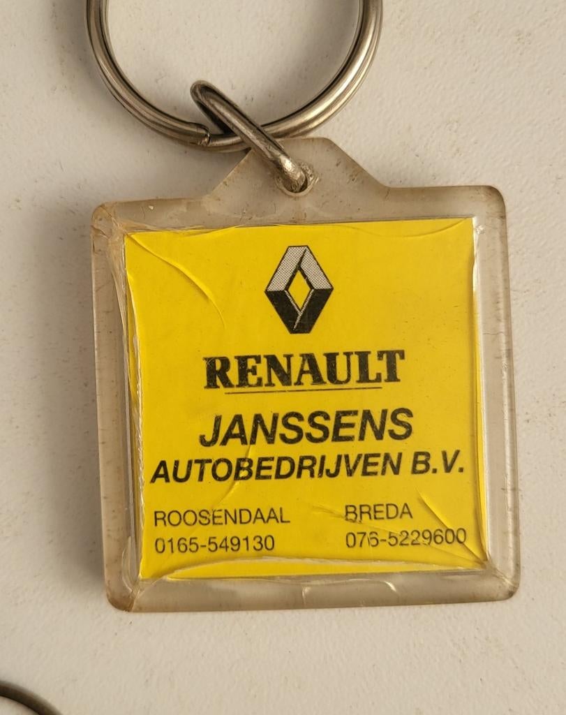 Vintage Renault Janssens Autosleutelhanger Roosendaal Breda, Ophalen of Verzenden, Gebruikt, Merk