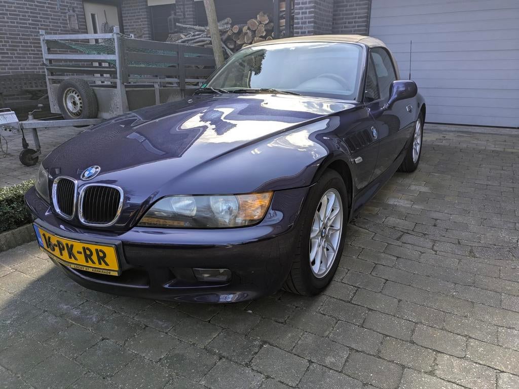 Super nette originele BMW Z3 1.9 automaat, Auto's, Automaat, Achterwielaandrijving, Cabriolet, Blauw
