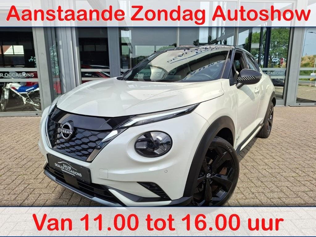 Nissan JUKE 1.6 HYBRIDE PREMIERE EDITION AUTOMAAT LEDER NAVI, Automaat, 94 pk, Gebruikt, 4 cilinders