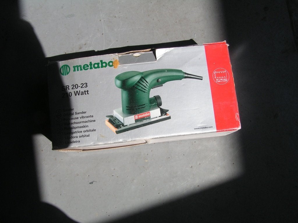 Vlakschuurmachine METABO  SR  20_23  210 Watt, Ophalen, Gereedschap of Toebehoren, Zo goed als nieuw, Overige materialen