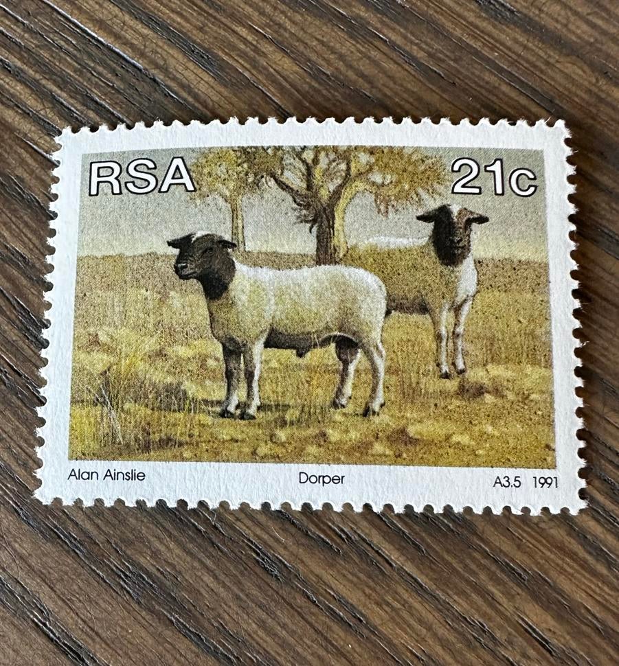 Zuid-Afrika 1991 schapen dieren postfris, Ophalen of Verzenden, Zuid-Afrika, Postfris
