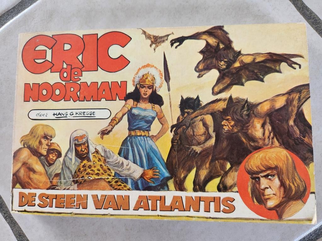 Eric de Noorman - De Steen van Atlantis (1969, 2e druk), Ophalen of Verzenden