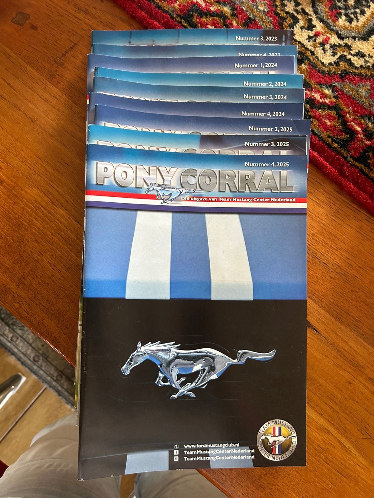 PONY CORRAL, 2023-2025, Ford Mustang ledenblad, Ophalen of Verzenden, Gelezen, Ford