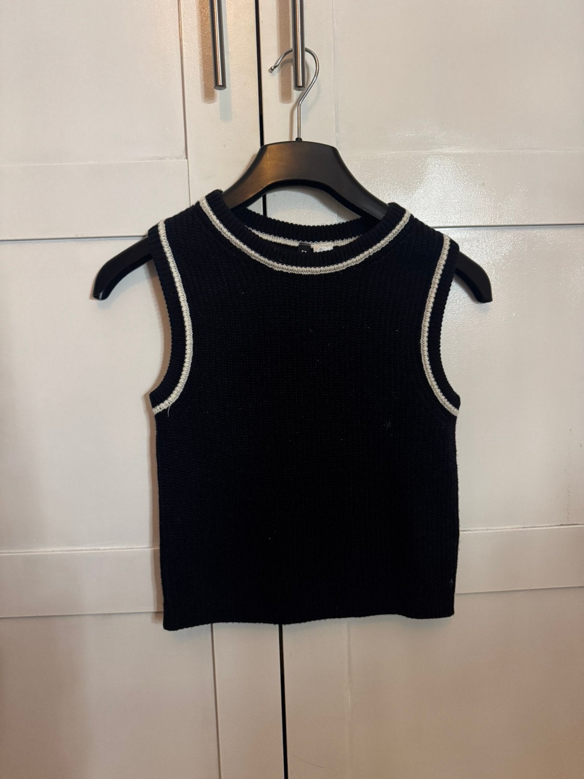 Spencer donkerblauw maat xs, Blauw, Ophalen of Verzenden, Zo goed als nieuw, Zonder mouw