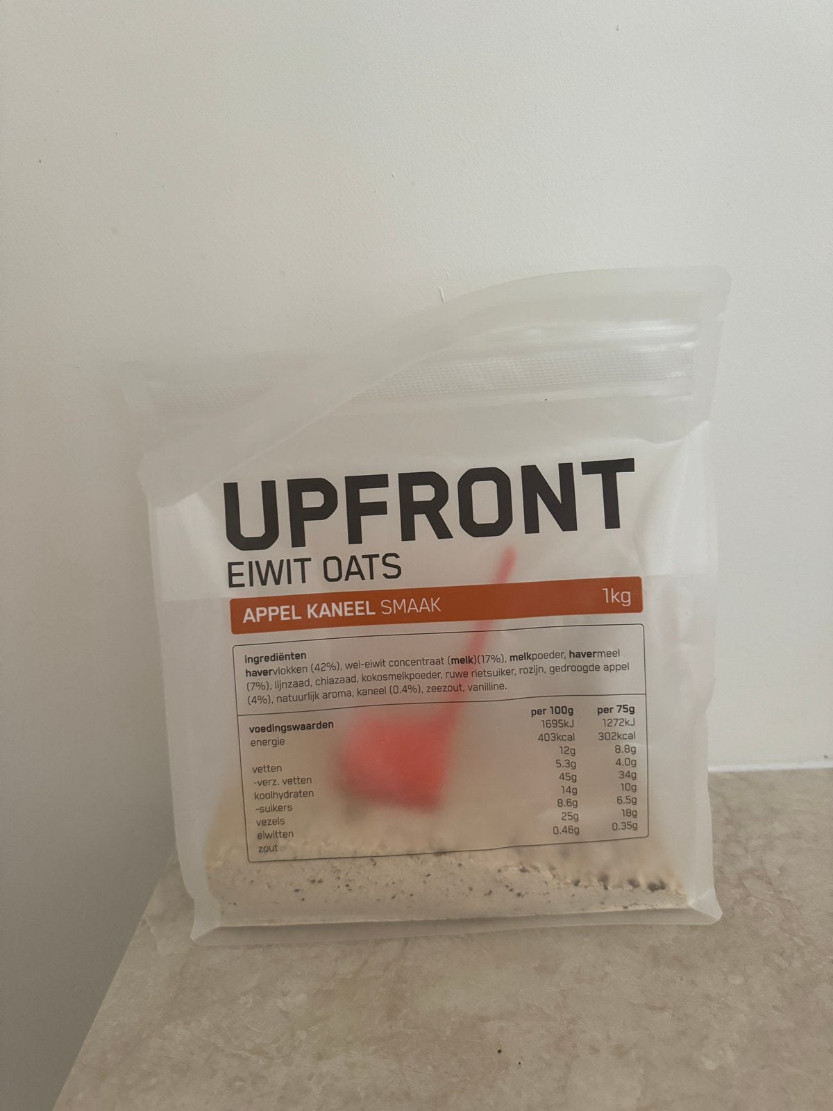 Upfront Eiwit Oats geopend Appel Kaneel en Chocolade, Ophalen of Verzenden