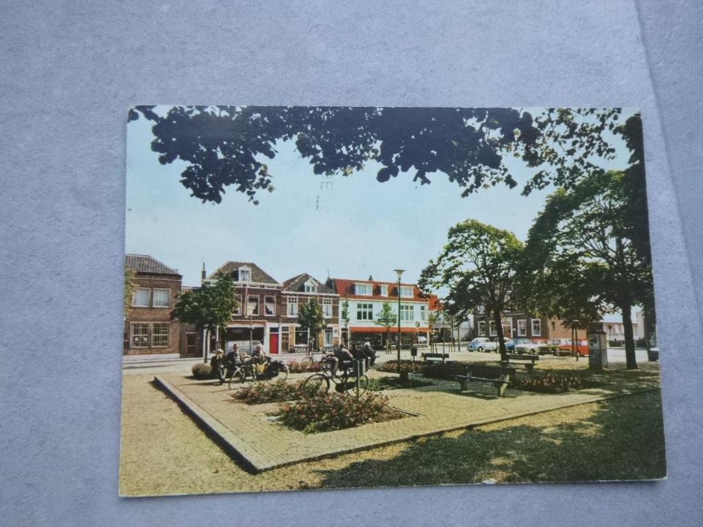 's Gravenzande, Marktplein/auto 1974, Verzenden, 1960 tot 1980, Gelopen, Noord-Brabant