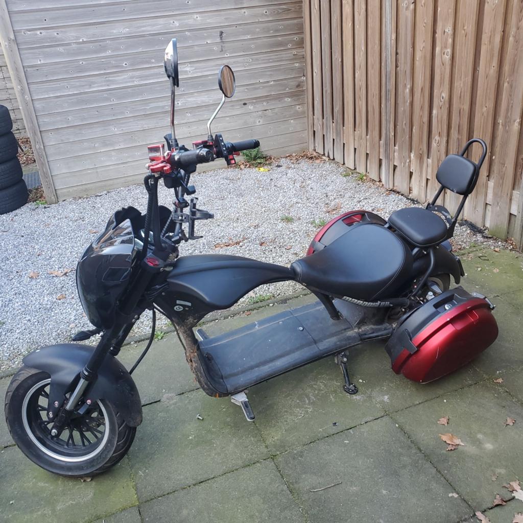 Mangosteen M1 E-Chopper met 3 Accu's en accessoires, Ophalen, Gebruikt, Overige typen, Overige merken