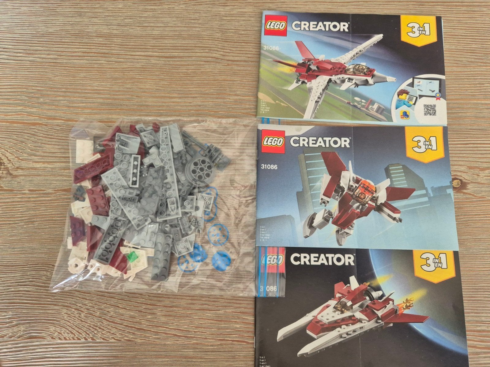 LEGO Creator 31086 Ruimteschip 3-in-1 met instructies, Ophalen of Verzenden, Gebruikt