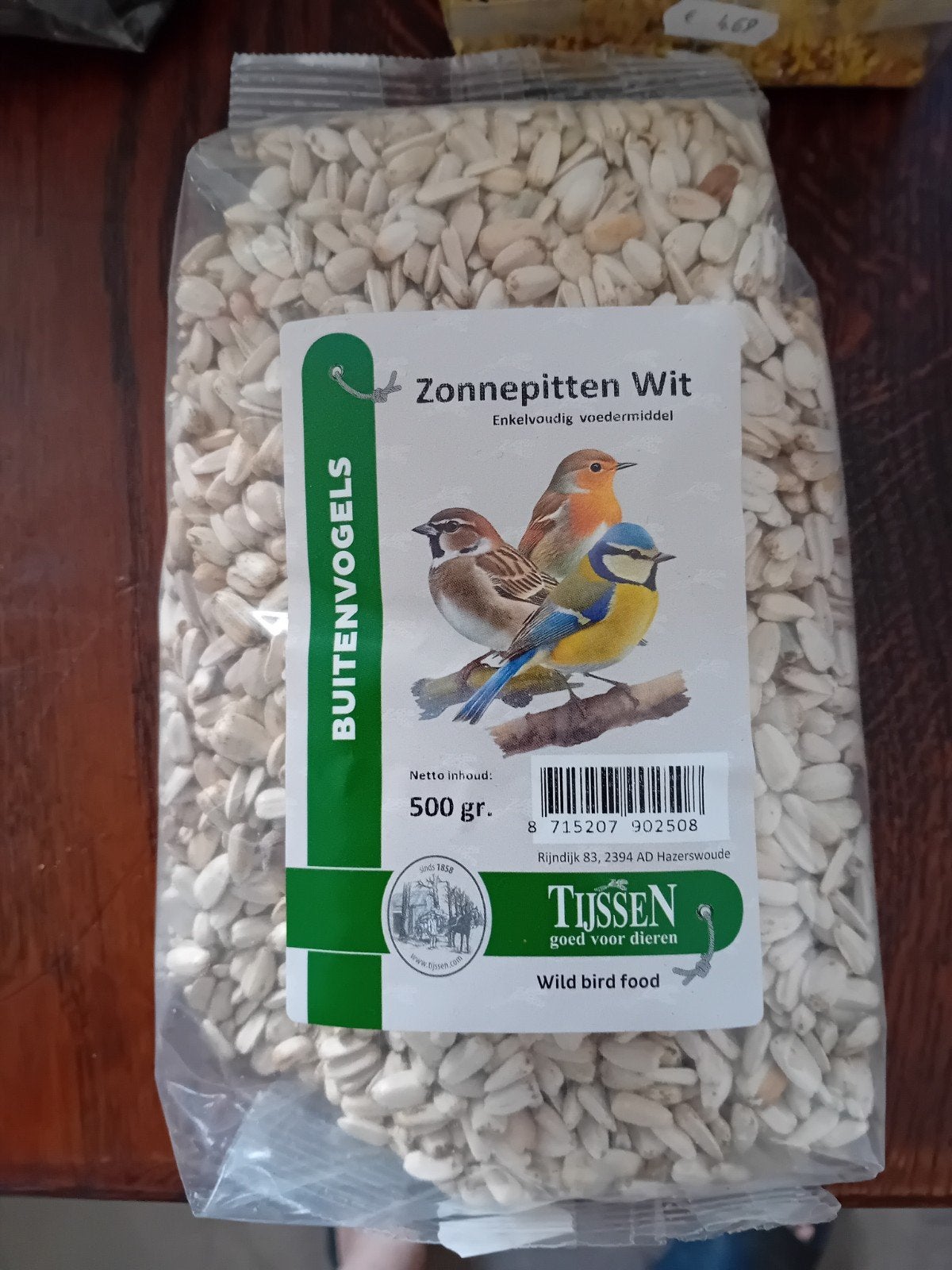 Zonnepitten wit, Ophalen of Verzenden