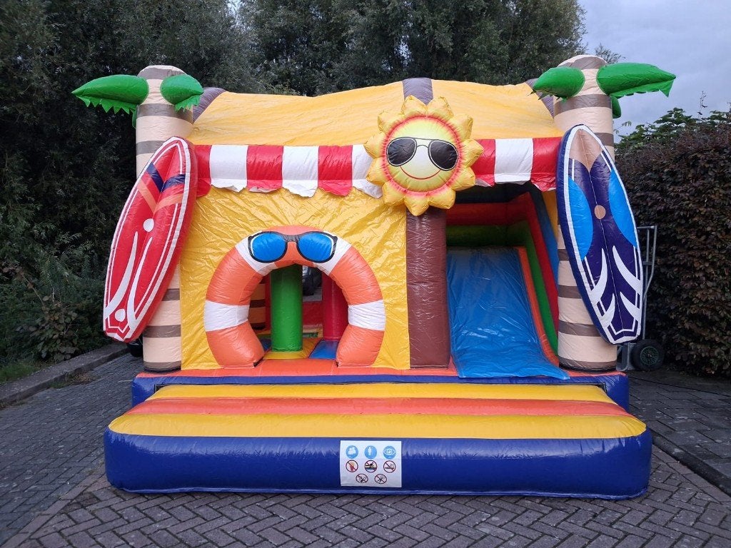 Multiplay springkussen de Beach te huur, Ophalen of Verzenden, Zo goed als nieuw, Overige