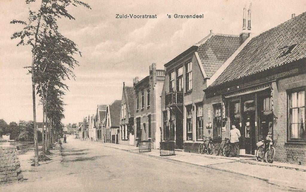 s GRAVENDEEL, Verzamelen, Ansichtkaarten | Nederland, Verzenden, 1940 tot 1960, Ongelopen, Zuid-Holland