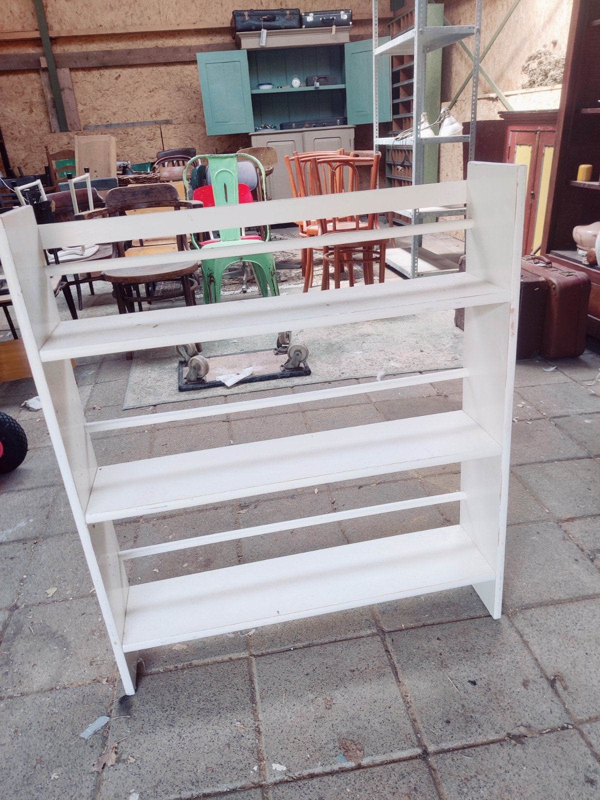 Brocante wandrek, Huis en Inrichting, Ophalen, Met plank(en), Gebruikt, 100 tot 150 cm