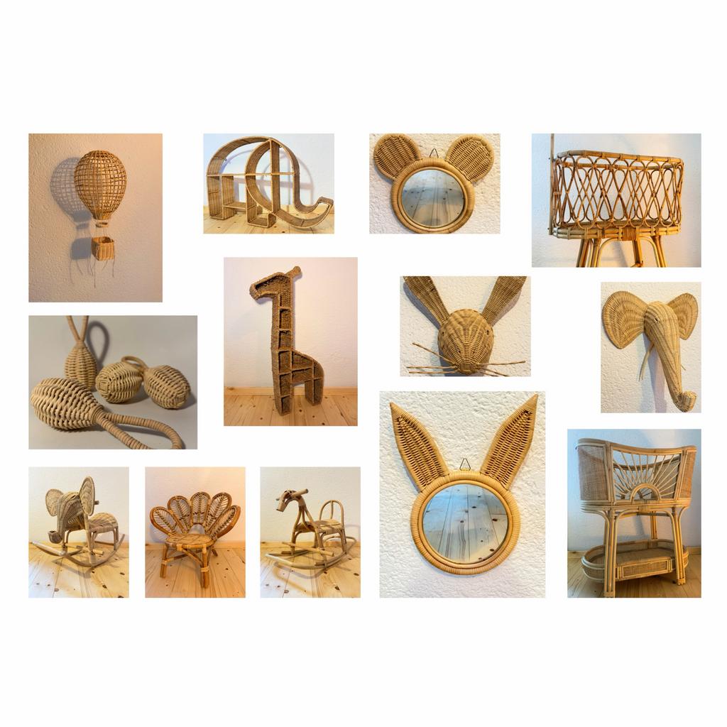 Unieke handgemaakte rotan items uit Java voor kinderen, Ophalen, Nieuw, Jongen of Meisje