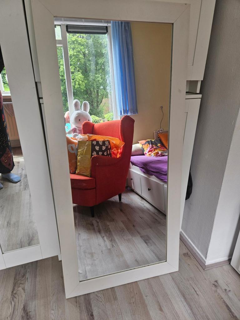 Spiegel, Huis en Inrichting, Woonaccessoires | Spiegels, Ophalen, Minder dan 50 cm, Gebruikt, Minder dan 100 cm