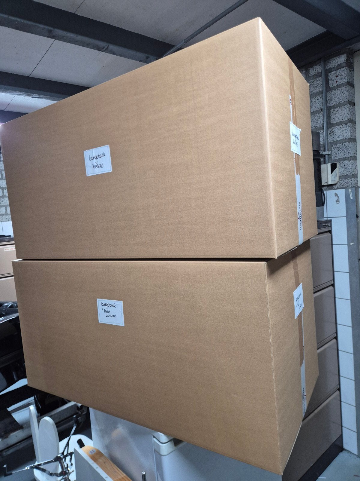 Nieuwe GROTE kartonnen dozen (ca. 30 stuks) - 98,5x48,5x49cm, Ophalen, Doos, 100 cm of meer, Opvouwbaar