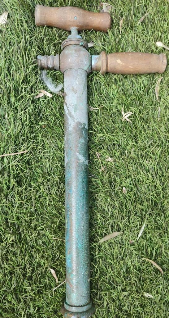 Antieke koperen handpomp, lenspomp of bilgepomp, Ophalen of Verzenden