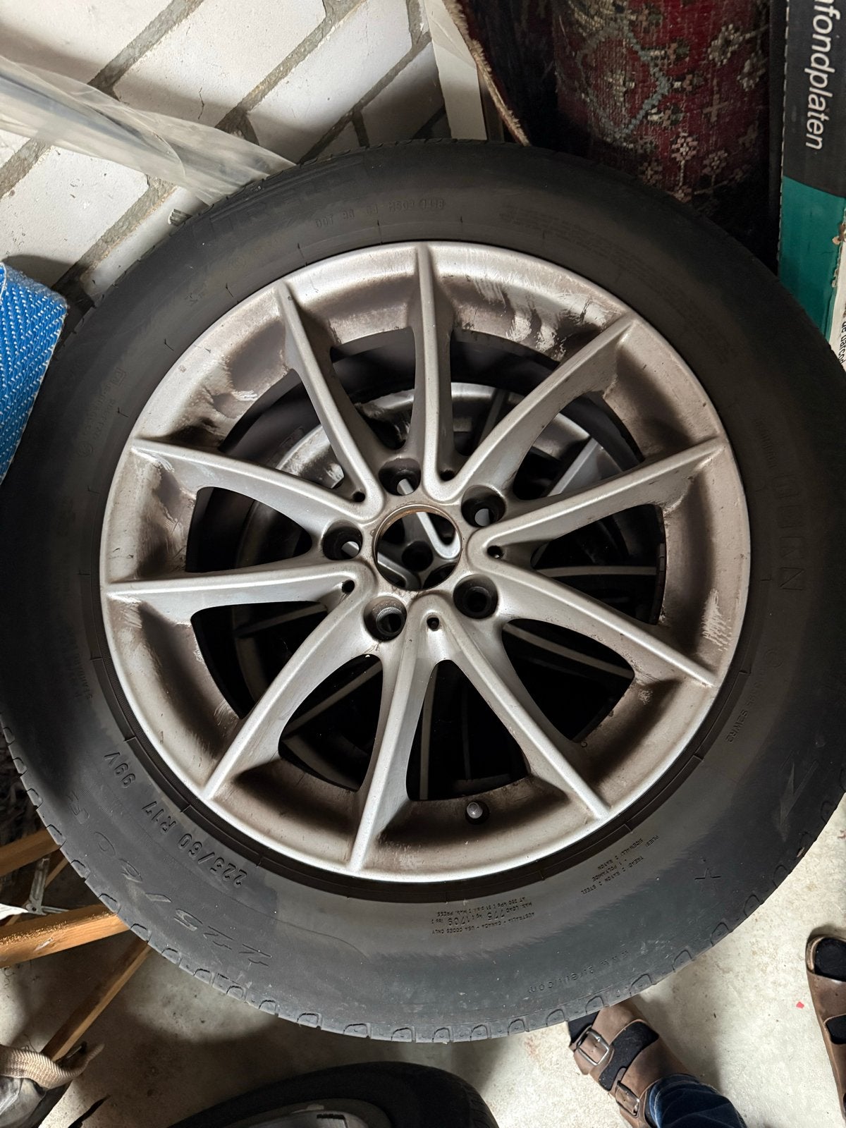 LM velgen BMW X3 (F25) met banden 225/60 R17, Auto-onderdelen, Ophalen, Gebruikt, Banden en Velgen, 17 inch