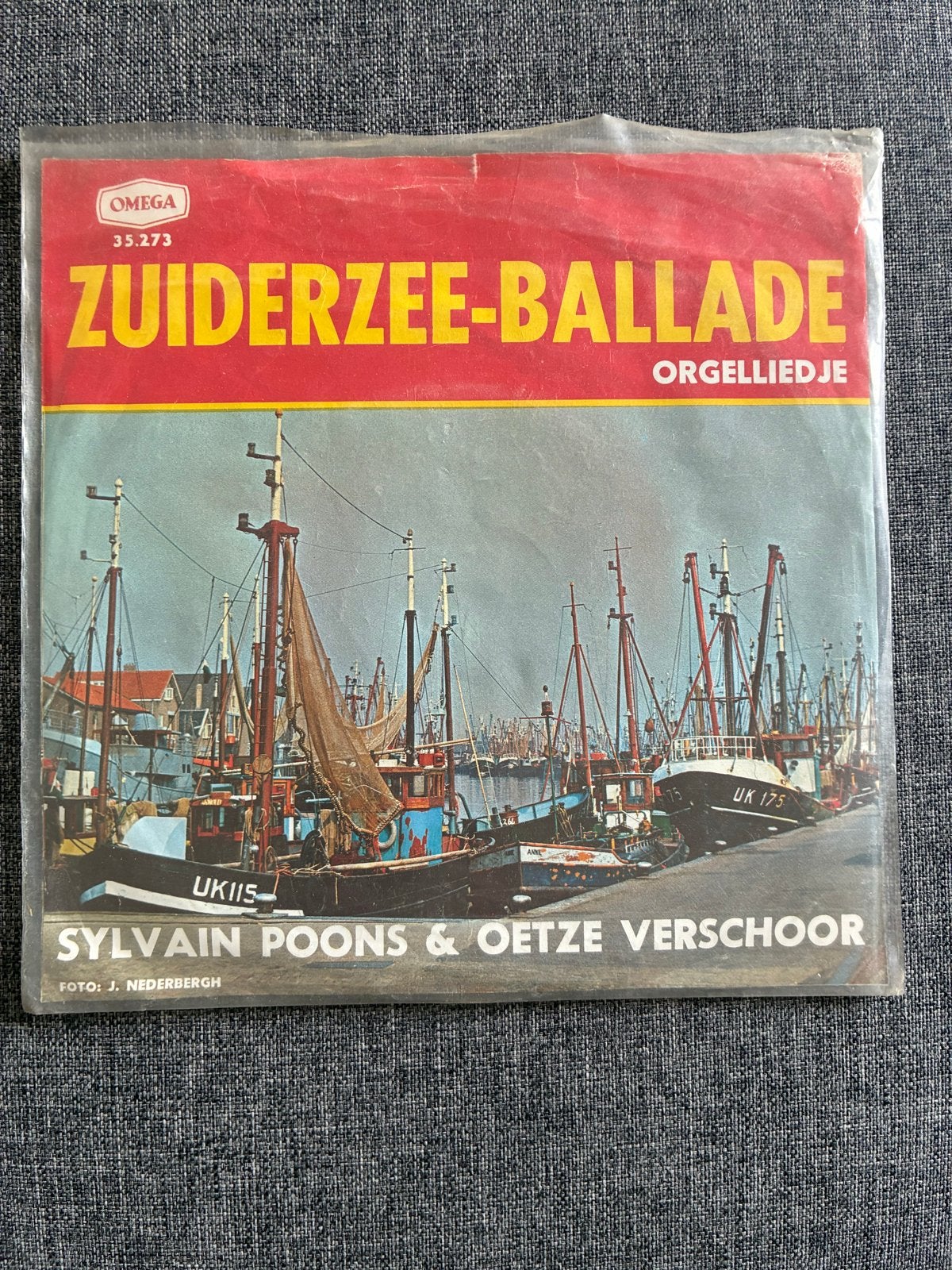 Sylvain Poons & Oetze Verschoor - Zuiderzee-Ballade (Single), Cd's en Dvd's, Vinyl Singles, 7 inch, Ophalen of Verzenden, Zo goed als nieuw