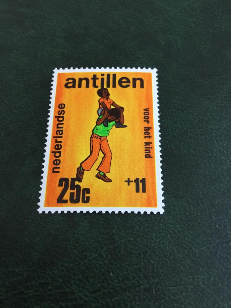 Antillen 25c+11, Ophalen of Verzenden, Postfris