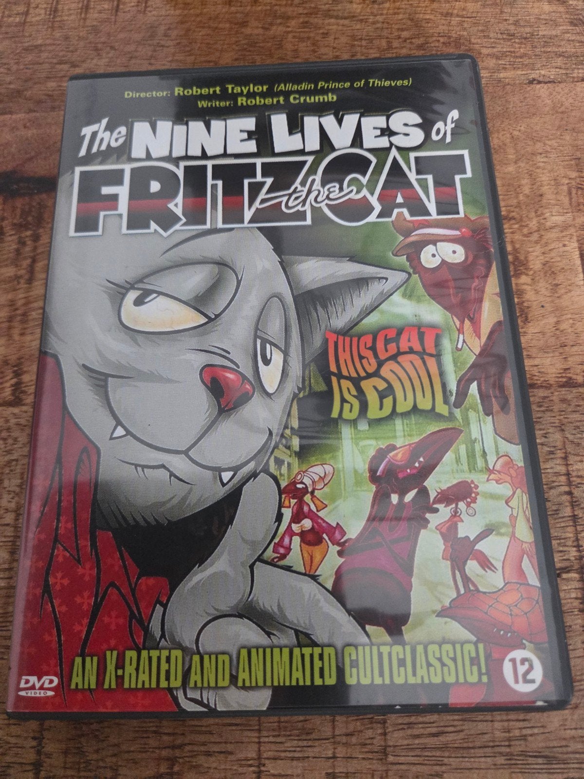 the nine lives of fritz the cat dvd(1974)robert taylor, Ophalen of Verzenden, Zo goed als nieuw, Amerikaans