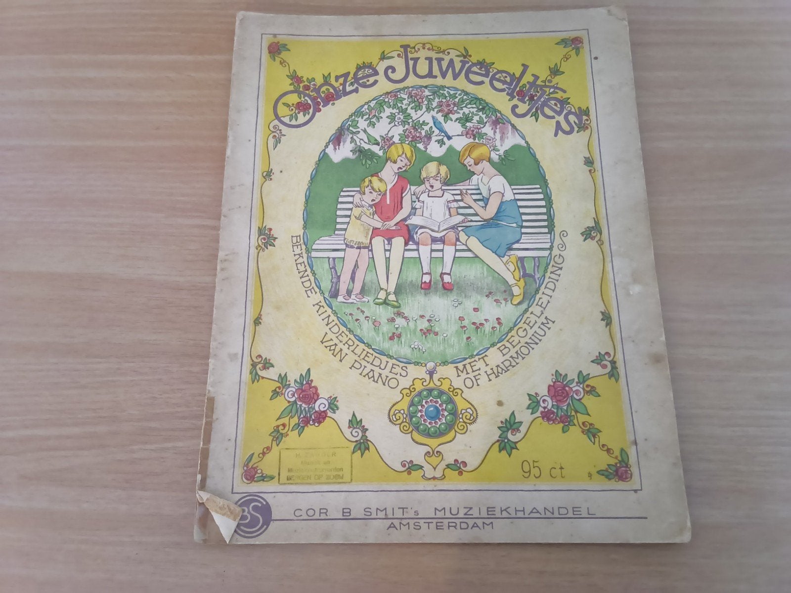 Oude bladmuziek: Onze Juweeltjes - Kinderliedjes, Muziek en Instrumenten, Bladmuziek, Ophalen of Verzenden