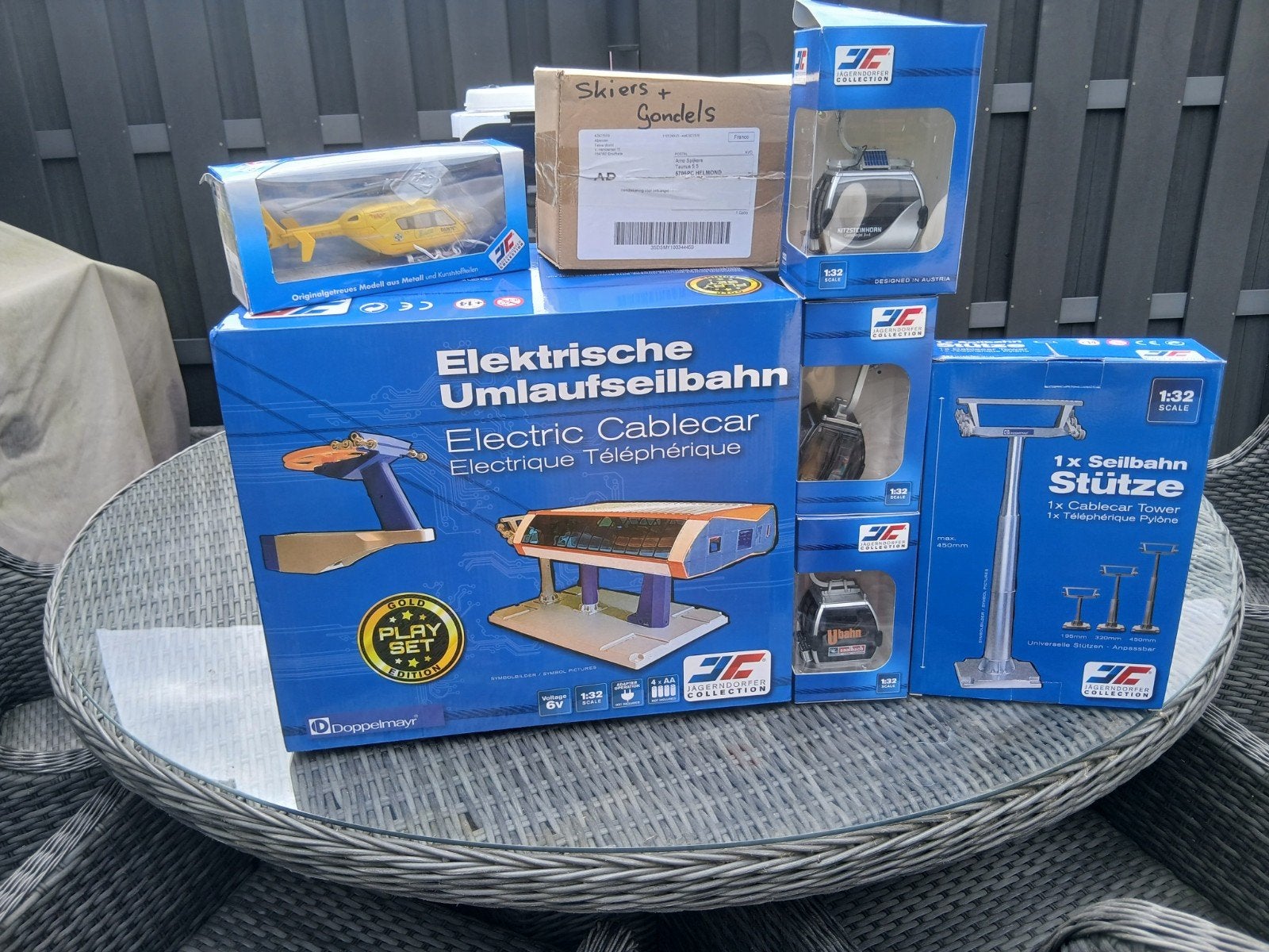 Grote set Jägerndorfer Collection kabelbaan met accessoires, Ophalen of Verzenden, Nieuw