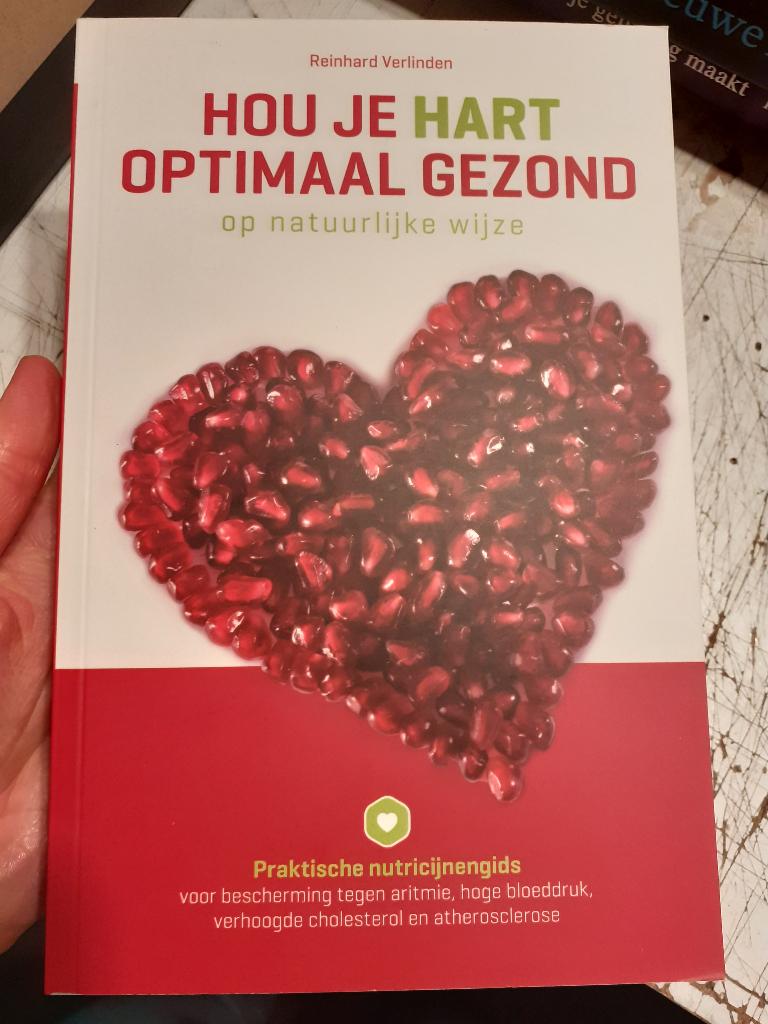 Boek “Hou je hart optimaal gezond” Reinhard Verlinden, Boeken, Ophalen of Verzenden, Nieuw, Dieet en Voeding