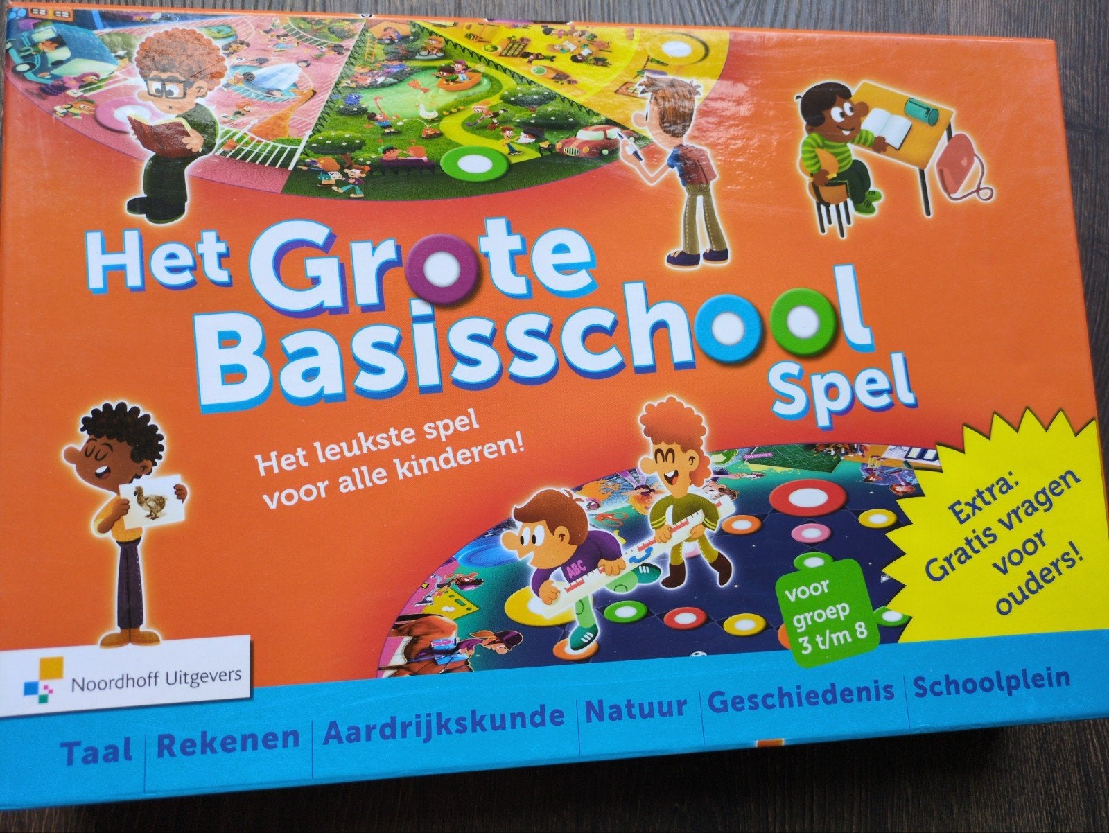 Het Grote Basisschool Spel - zo goed als nieuw, Een of twee spelers, Ophalen of Verzenden, Zo goed als nieuw, Noordhoff Uitgevers