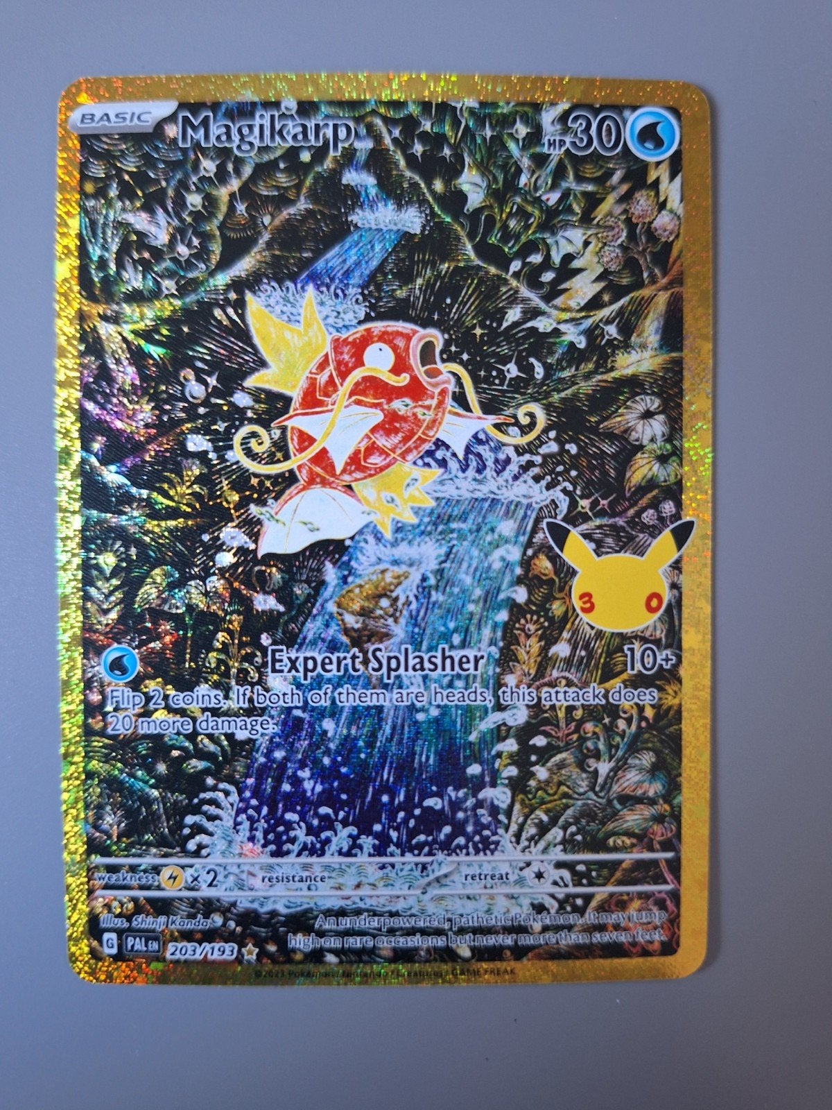 203 Magikarp van Pokémon 30th Celebrations, Ophalen of Verzenden, Nieuw
