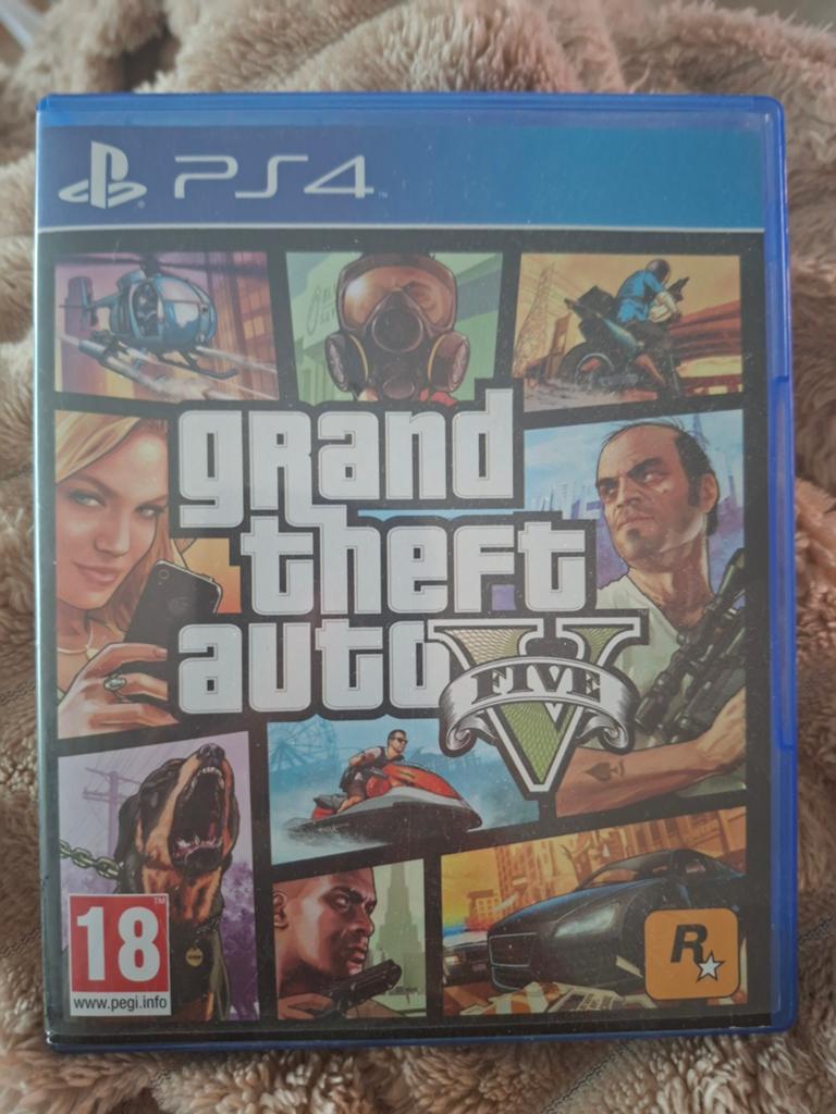 Grand Theft Auto V (GTA 5) PS4 - Zo goed als nieuw, Avontuur en Actie, Online, Vanaf 18 jaar, 1 speler
