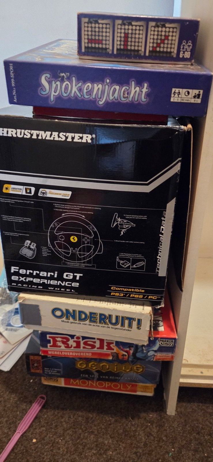 Thrustmaster Ferrari GT Experience Racing Wheel, Ophalen, Racestuur, Gebruikt, Force feedback