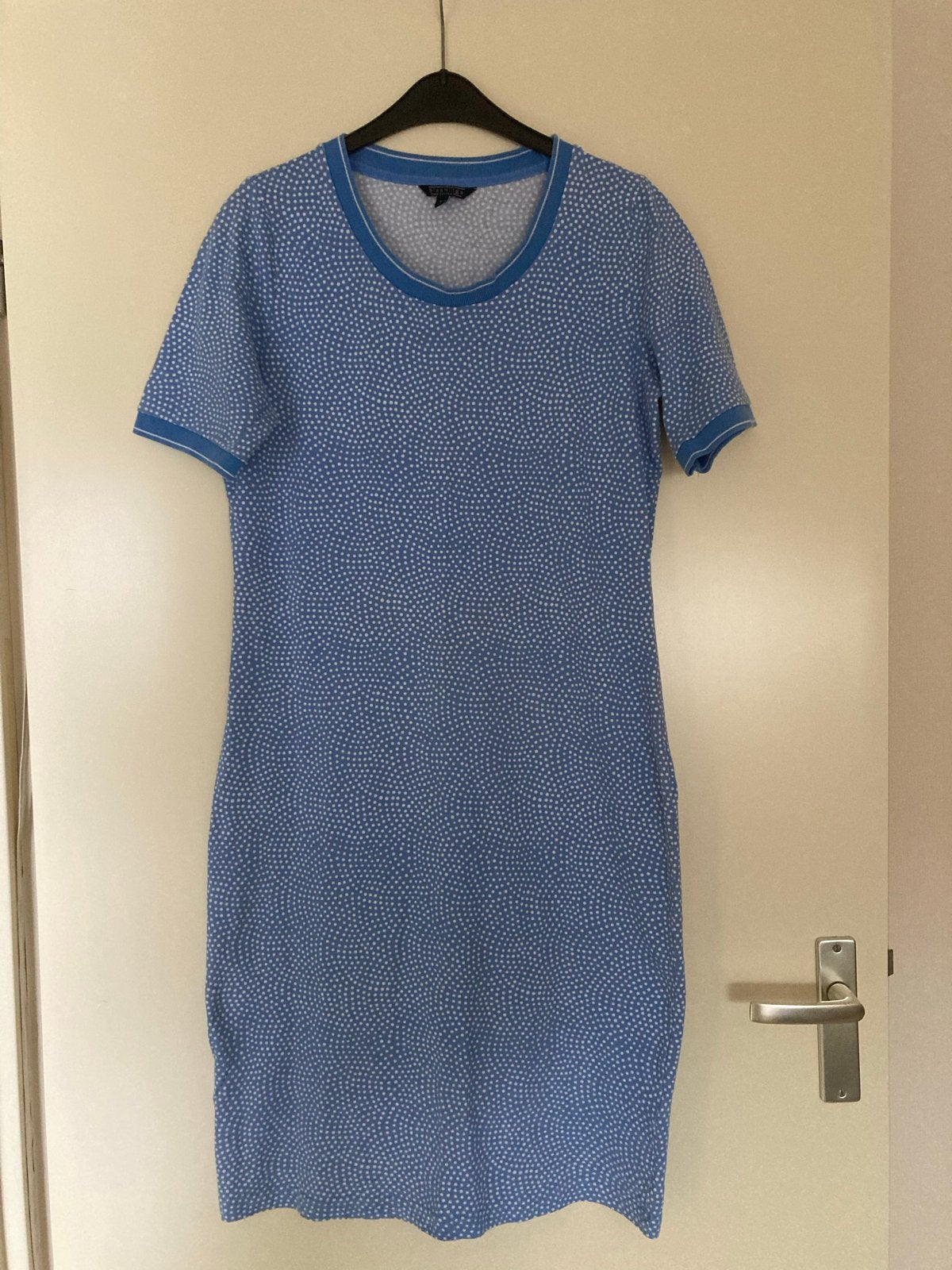 Zo goed als nieuw zomers blauw jurkje Bloomings M, Maat 38/40 (M), Blauw, Ophalen of Verzenden, Zo goed als nieuw