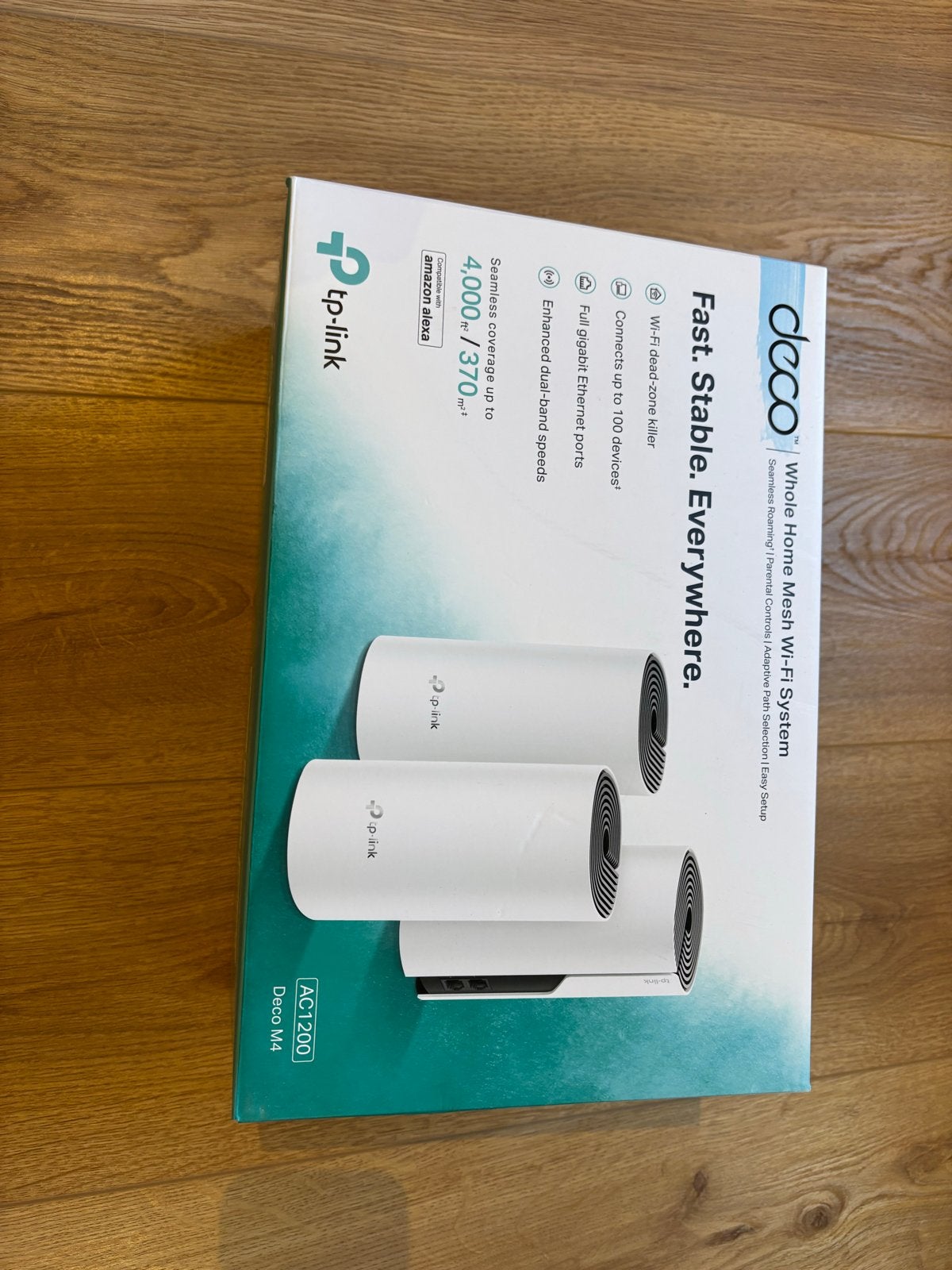 TP-Link Deco M4 AC1200 Whole Home Mesh Wi-Fi Systeem, Ophalen, Nieuw