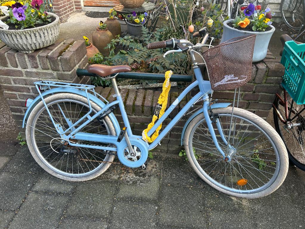 Decathlon Elops fiets, Fietsen en Brommers, Fietsen | Dames | Damesfietsen, Gebruikt, 47 tot 50 cm, Versnellingen, Ophalen