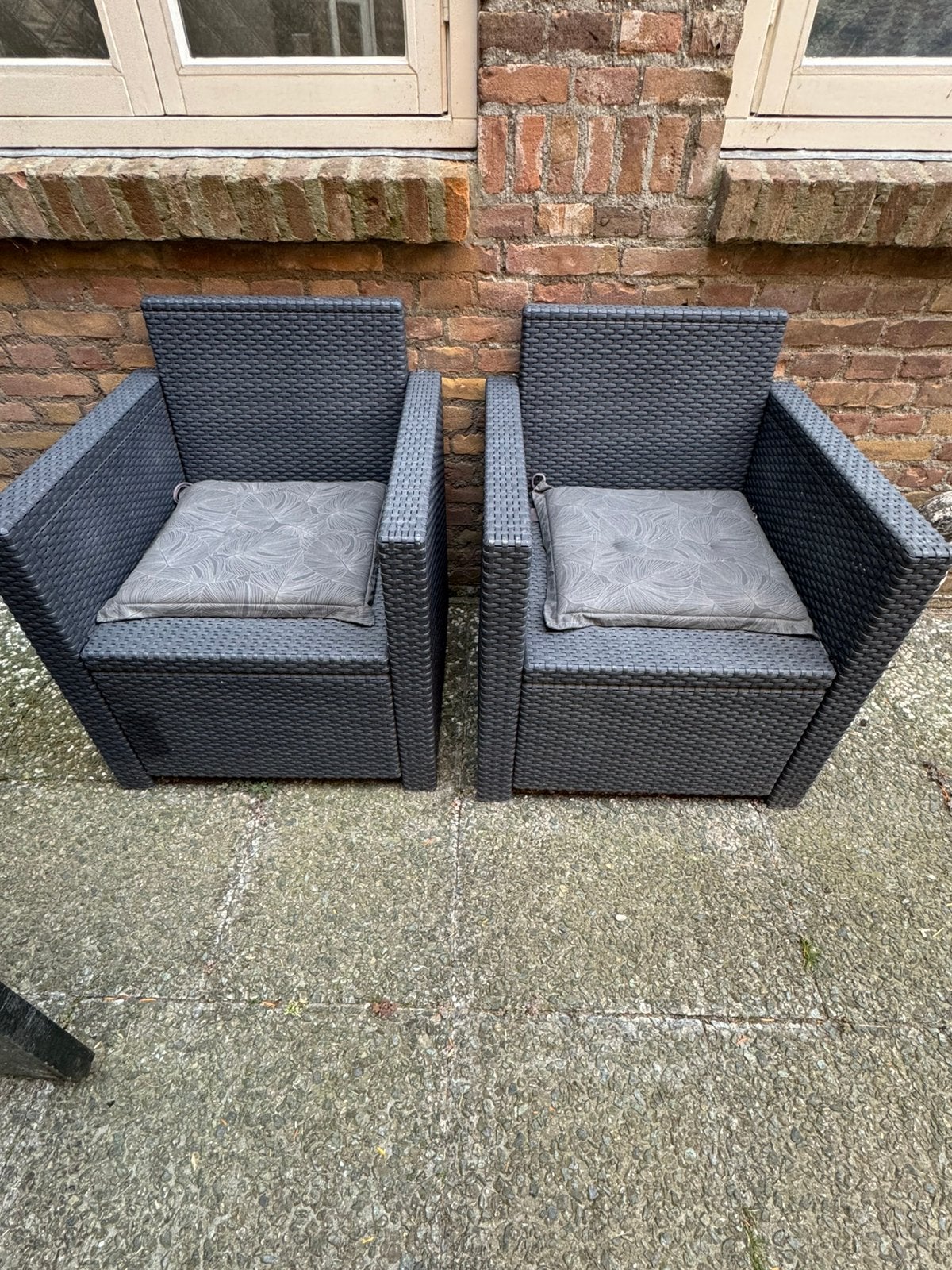 Tuin stoelen, Ophalen, Zo goed als nieuw, Kunststof