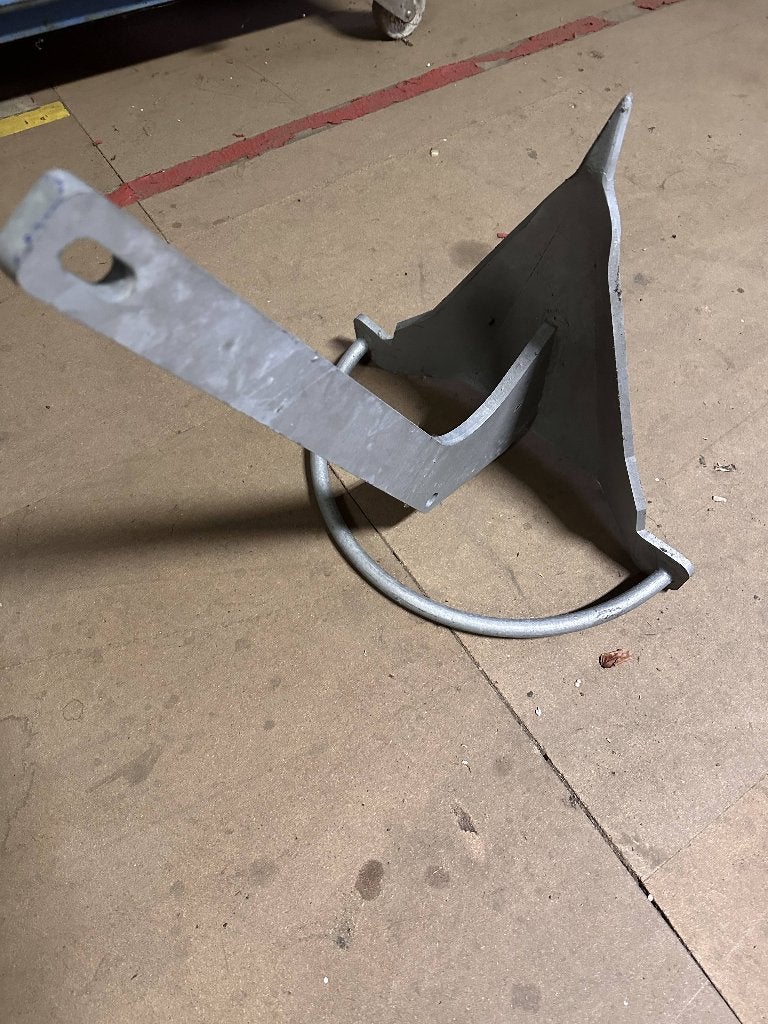 Anker - 15 KG - gegalvaniseerd - als nieuw, Ophalen, Zo goed als nieuw, Ankeren en Afmeren, Zeilboot of Motorboot
