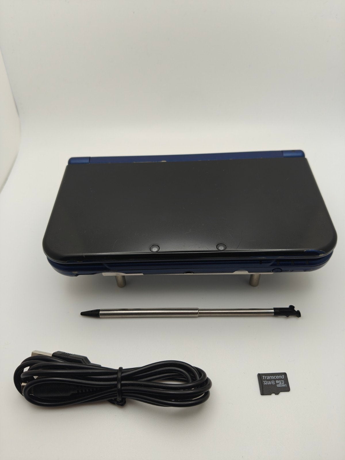 New Nintendo 3DS XL Metallic Blue – Top IPS – 32GB transcend, Spelcomputers en Games, Ophalen of Verzenden, Blauw, 3DS XL