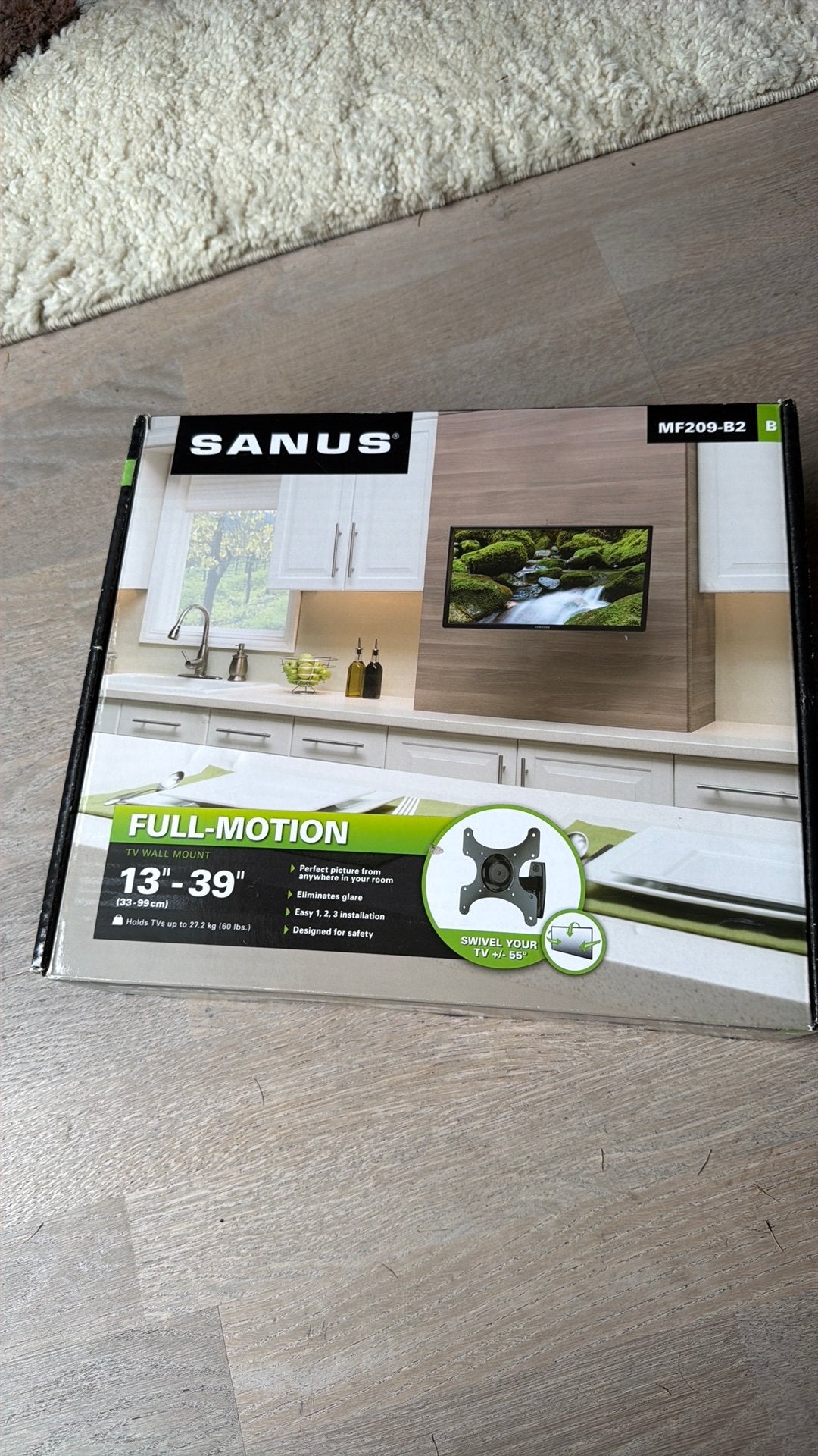 Sanus full motion tv walk mountain, Ophalen of Verzenden, Nieuw