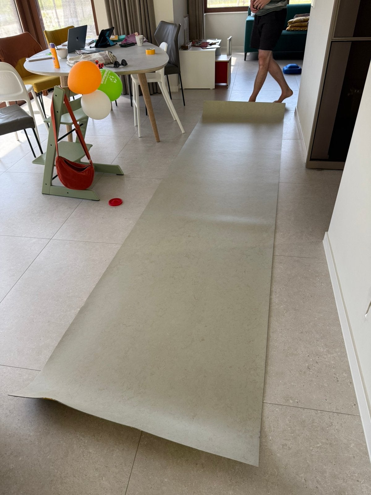restanten linoleum/ marmoleum, Ophalen, Grijs, Nieuw, Minder dan 10 m²